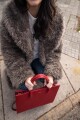 Cartera Diaga Bordó