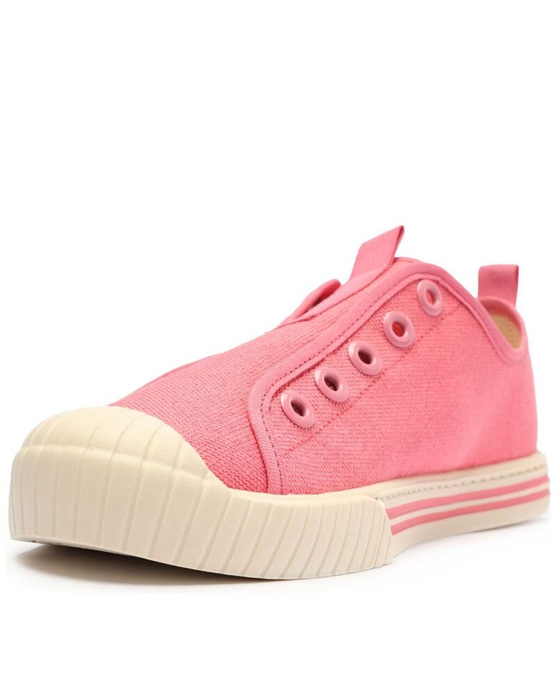 Tennis Casual Rosa Sin Cordones U