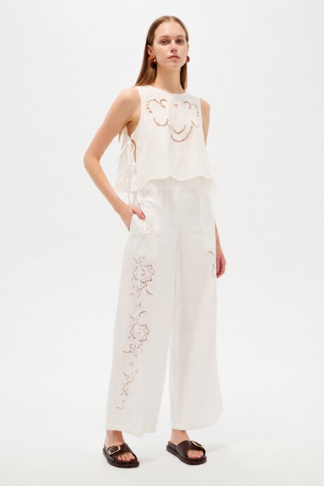 Pantalon Gumae Marfil / Off White