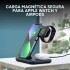 Estacion De Carga iPhone Apple Watch AirPods Carga Rapida Color Variante Negro