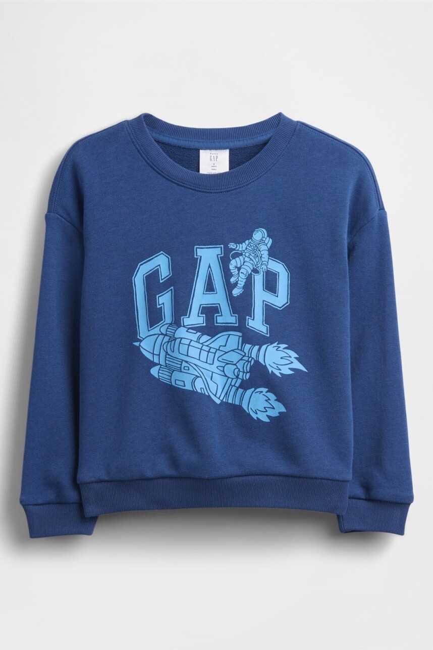 Buzo Deportivo Logo Gap Sin Felpa Toddler Niño Blue Track
