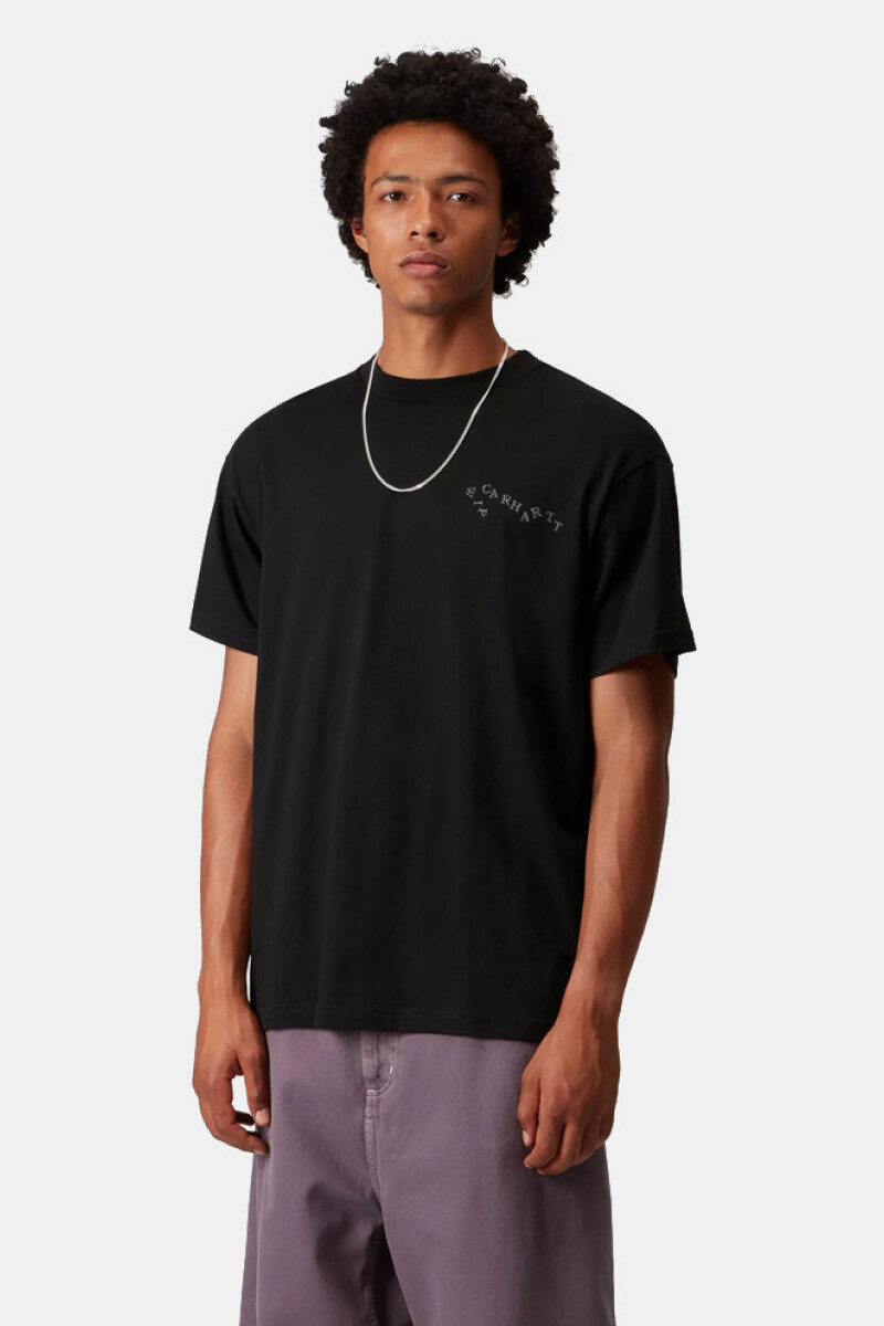 S/S Okniceok 01 T-Shirt Negro