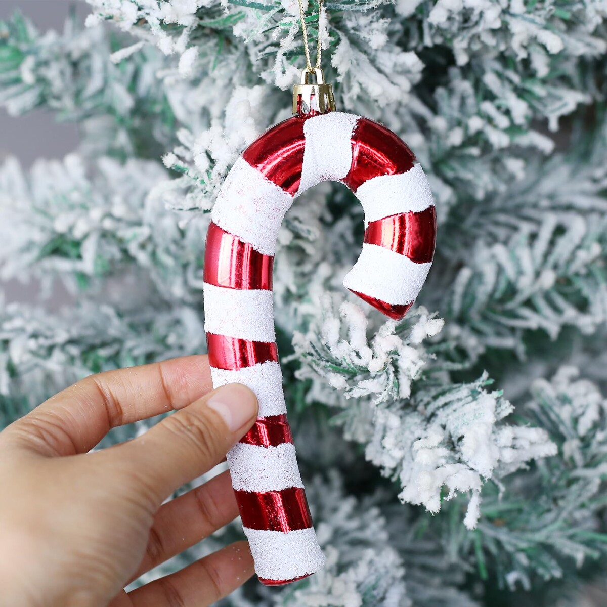 Baston Navideño Colgante x4 