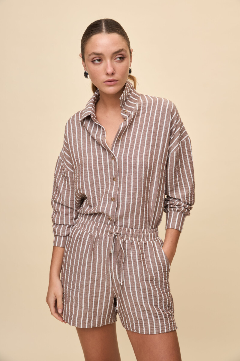 SHORT LALA STRIPED 