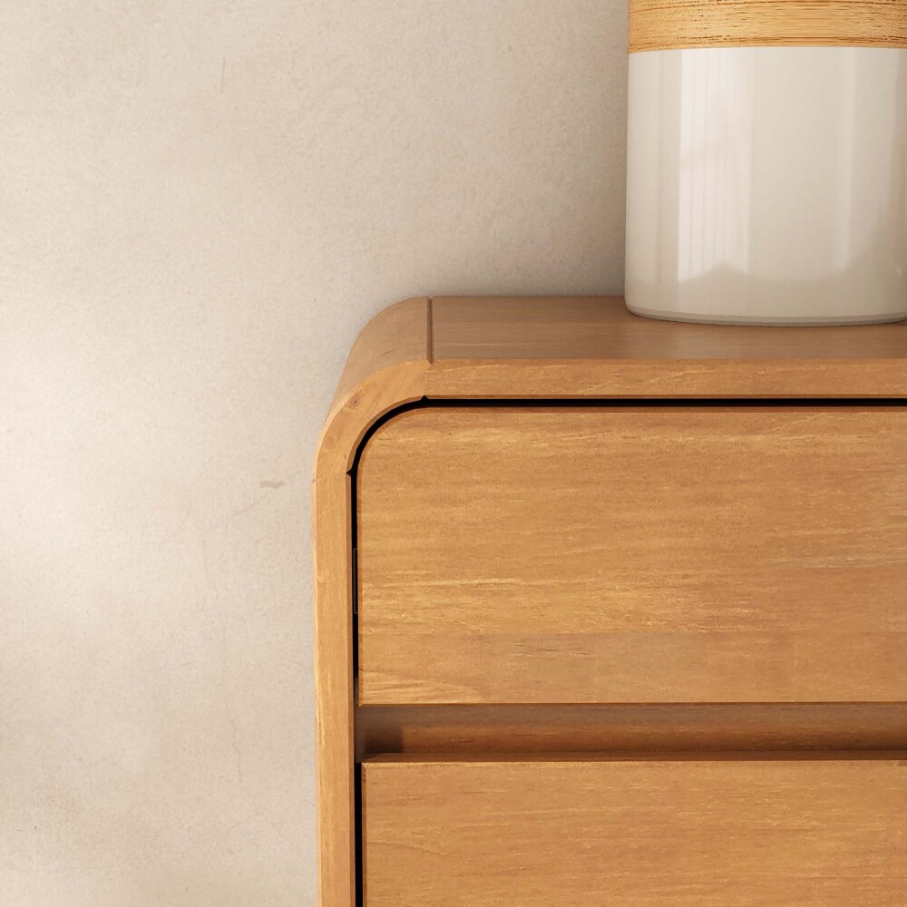 ZAPATERA MADERA NATURAL-BEIGE FORT