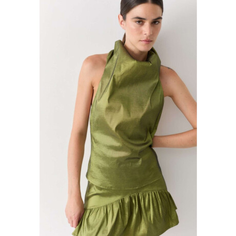 TOP HALTER PARTY Verde