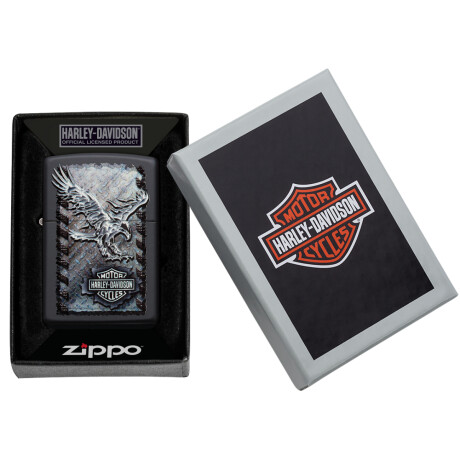 Encendedor Zippo Negro C/Diseño 0