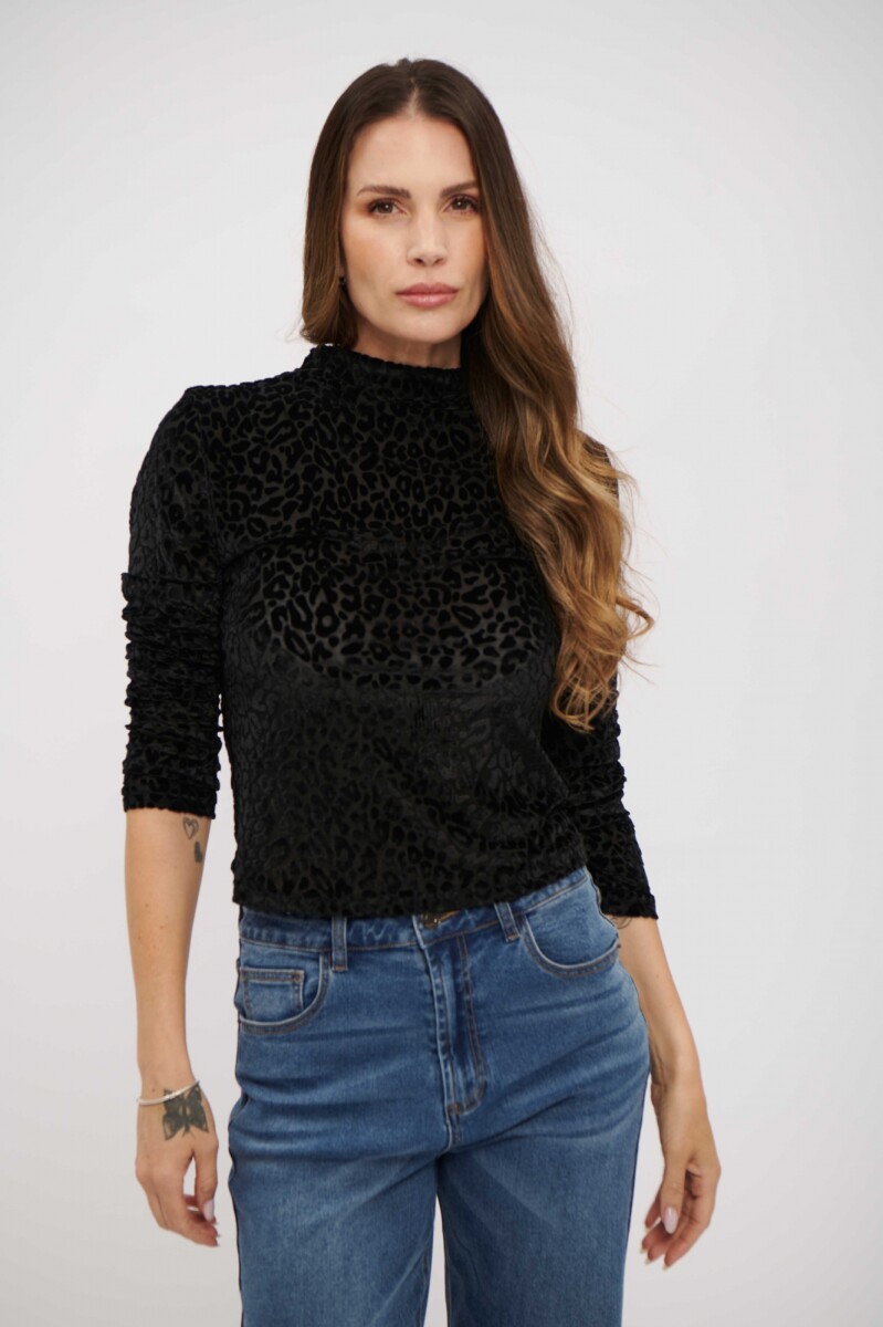 TOP ROMI - NEGRO 