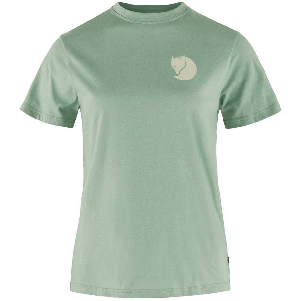 Polo Fjallraven Fox Boxy Logo Tee W Mujer Misty Green
