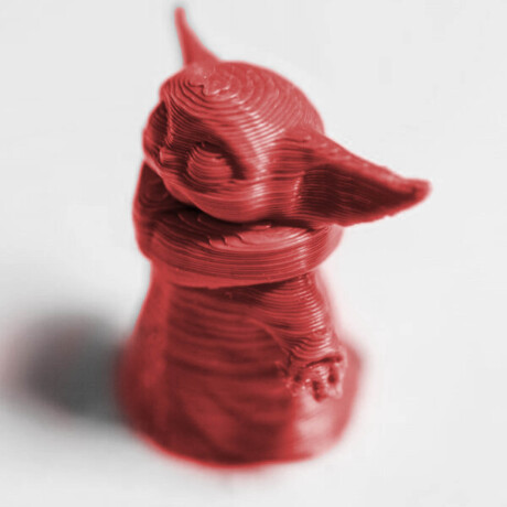 Filamento 3D PETG 1.75mm 1 Kg Para Impresora 3D Rojo