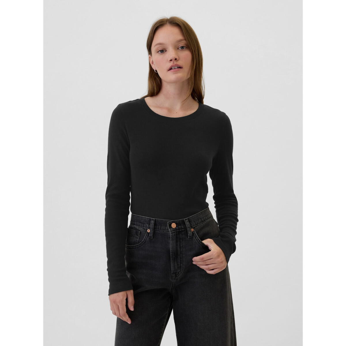 V-LS FAV CREW SLD - TRUE BLACK 