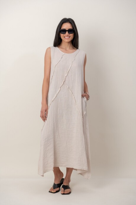 VESTIDO TIALLI Beige
