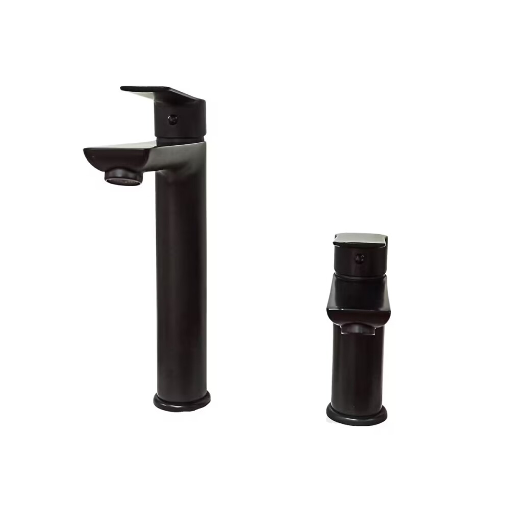 Grifería de lavatorio Monocomando de mesada Blaster Negro Mate Grifería De Lavatorio Monocomando De Mesada Blaster Negro Mate