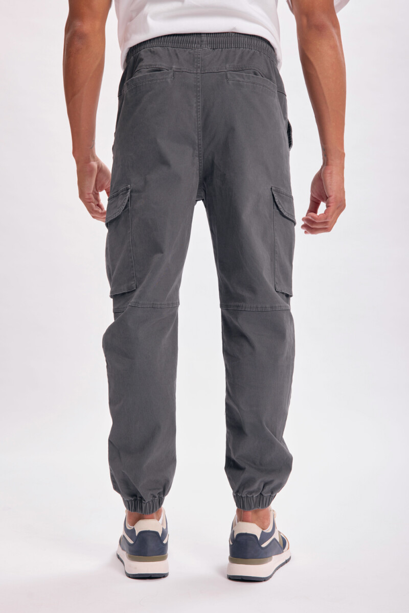 Pantalón cargo jogger Gris Oscuro
