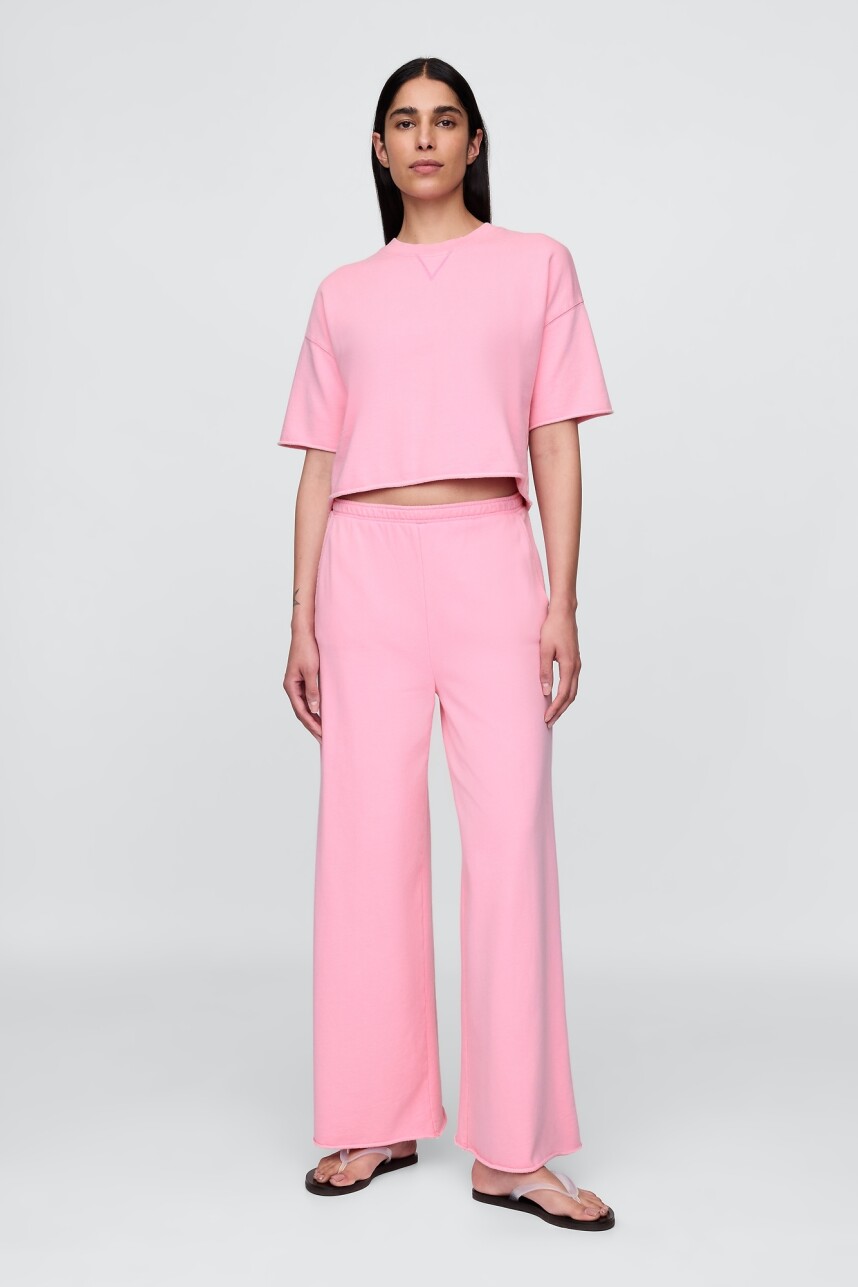 Pantalón Deportivo Sin Felpa Mujer May Pink