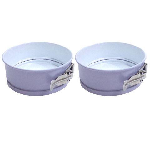 Tortera desmontable redonda 12 diam x 5cm 2 pcs Tortera Desmontable Redonda 12 Diam X 5cm 2 Pcs
