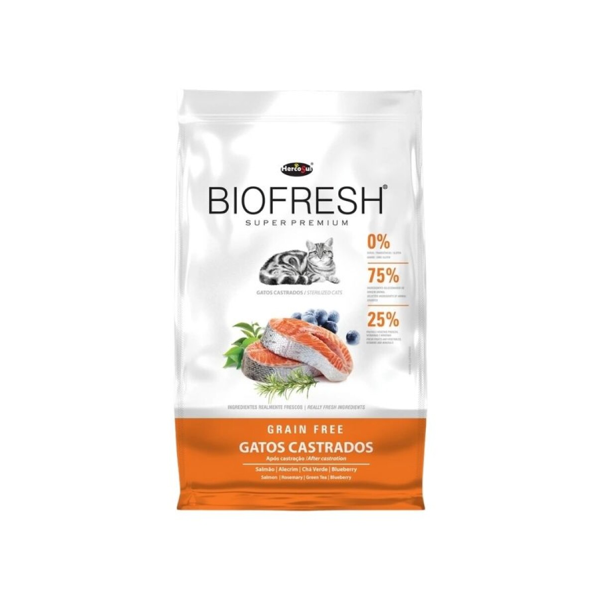 BIOFRESH GATOS CASTRADOS 1,5KG SALMON/POLLO - 7.5 KG 