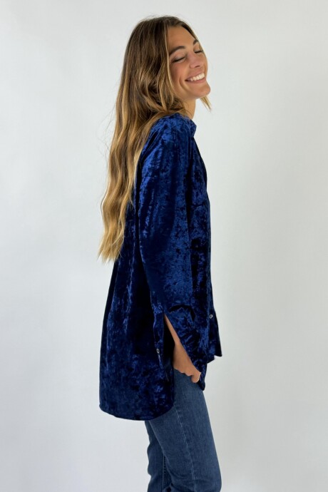 CAMISA VELVET ORNELLA Azul Ii