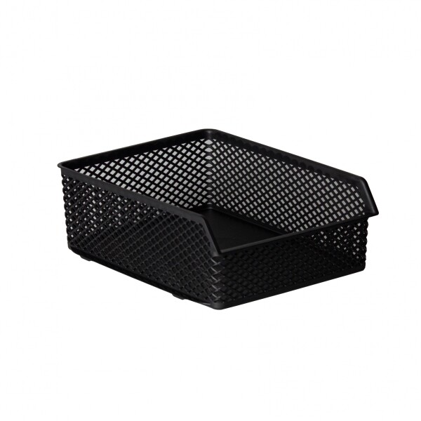 ORGANIZADOR LINEA APILABLE NEGRO 22 X 28 X 10 CMS NEGRO