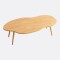 Mesa Ratona Nube – Madera Con Curvas Marrón Claro