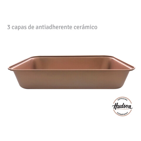 Asadera Cuadrada Hudson Antiadherente 34 cm