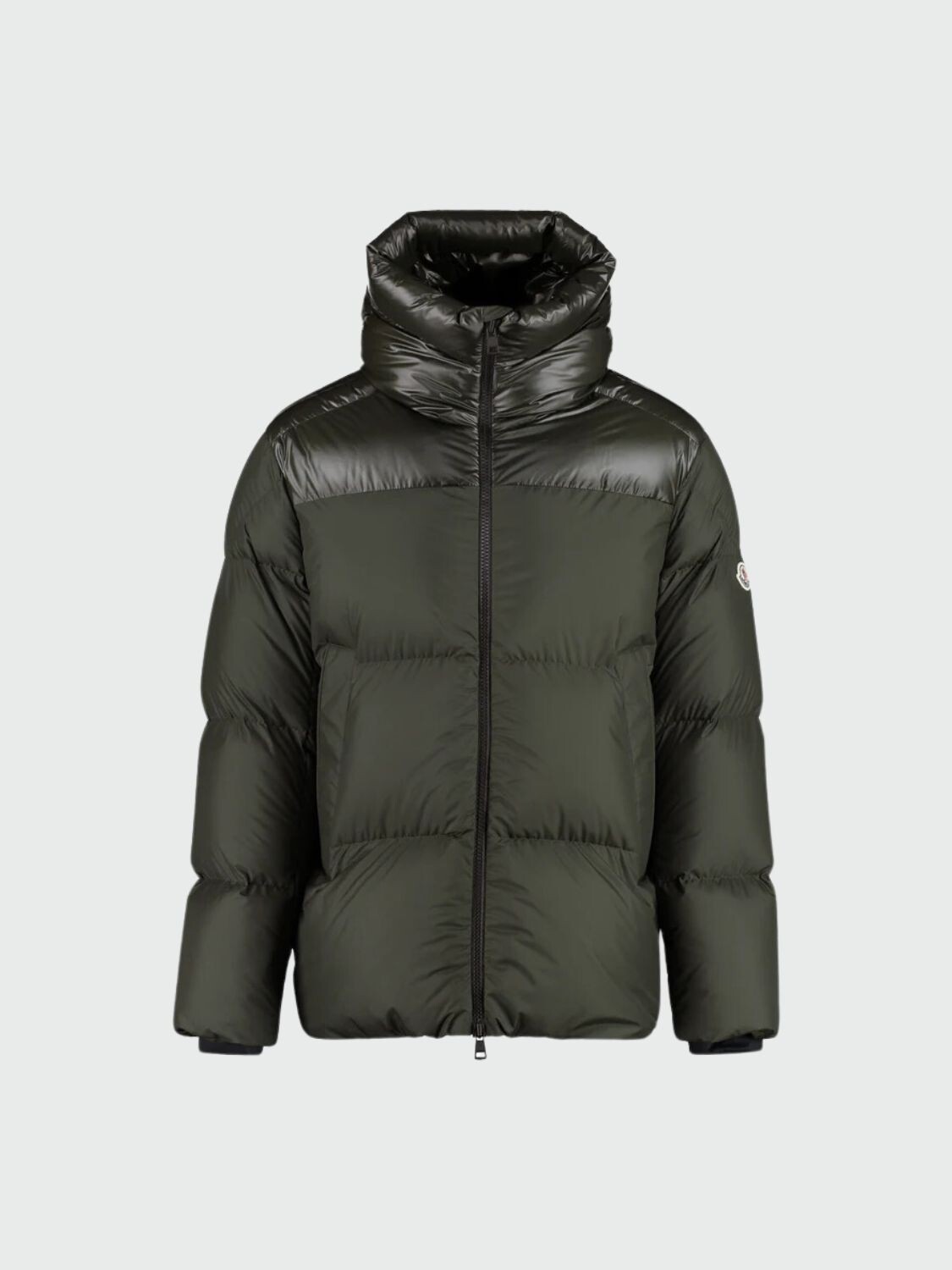 Moncler -Chaqueta impermeable con capucha rellena de plumas, Damavand Verde