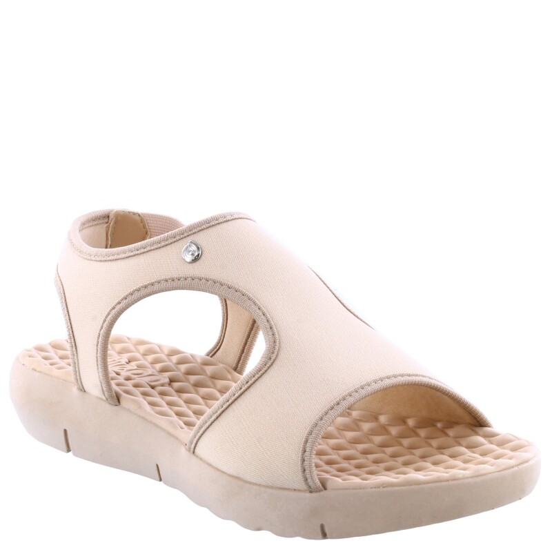 Sandalias de Mujer DIJEAN MORAN con elastico Beige Arena