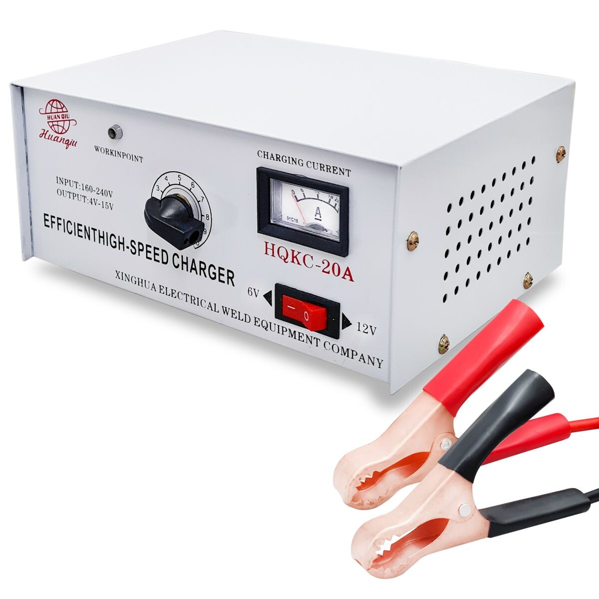 Cargador de Batería Para Auto 6/12v 20A 