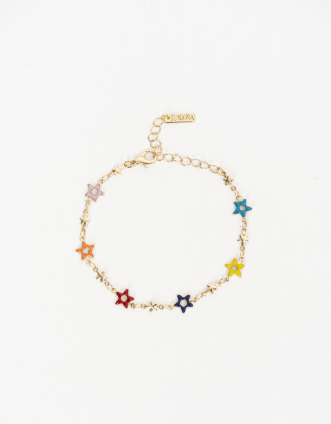 Pulseras Flexibles Color Pulsera Flexible Estrellas - Combinacion Multicolor