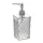 Dispensador Plástico de Jabón Glamour 285 ml - TRANSPARENTE