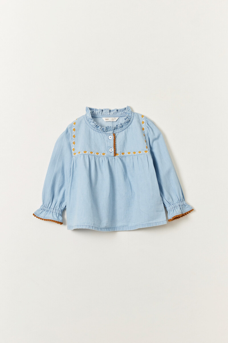 Camisa jean Azul Claro