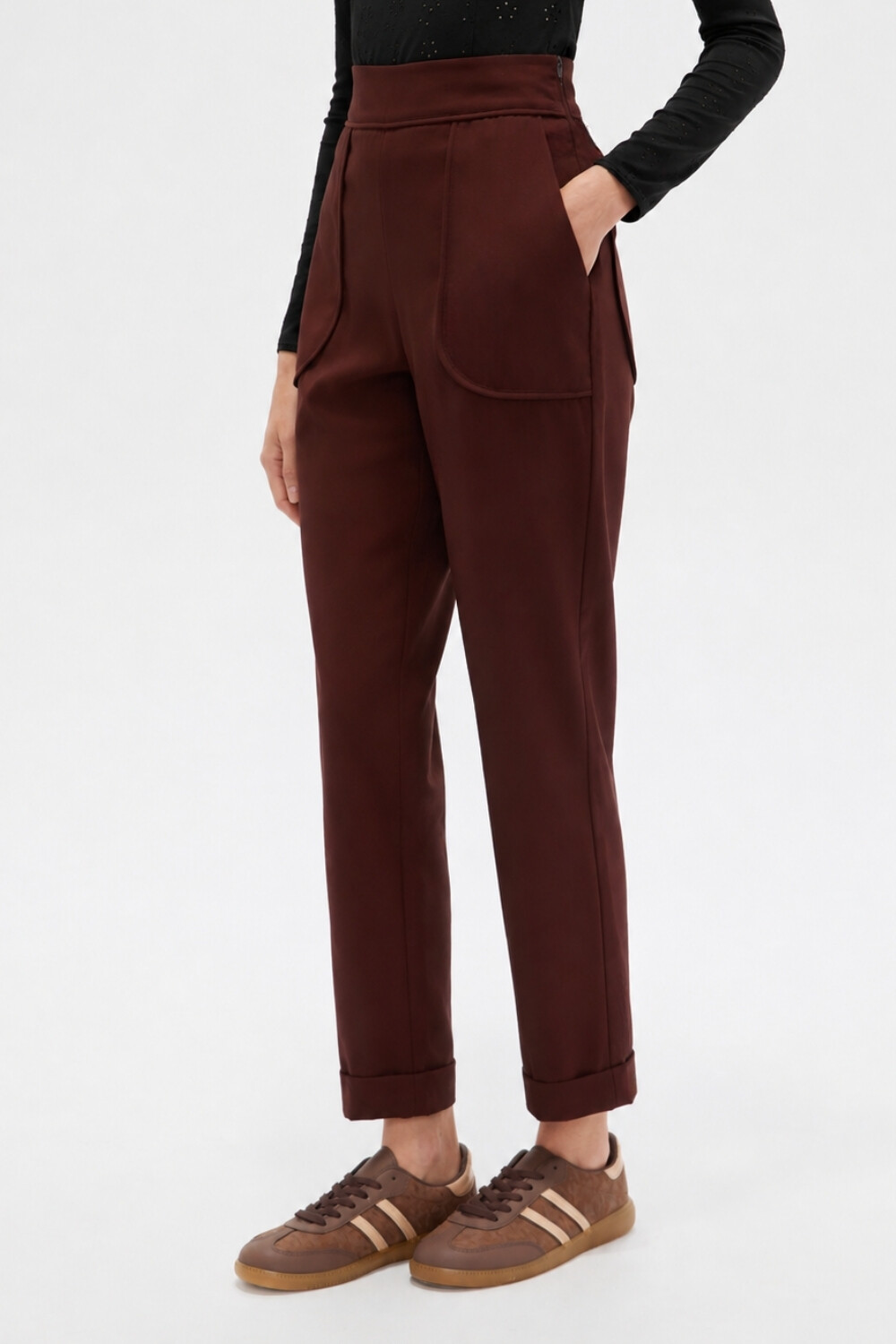 Pantalon Alvren Marron