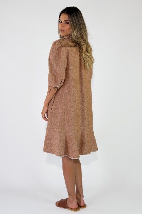 VESTIDO LUZ Terracota
