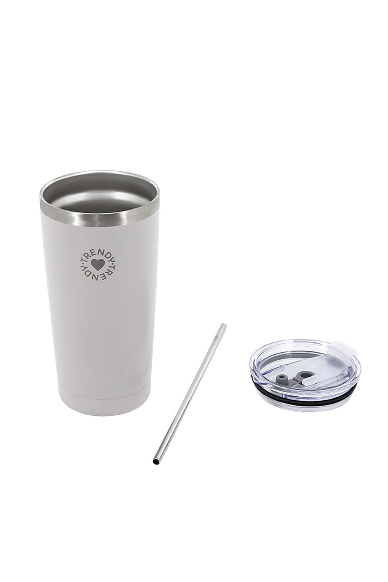 Vaso termico Trendy Blanco