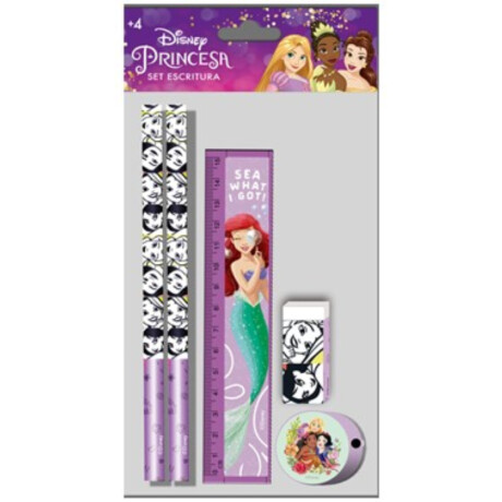 Set Escolar de Escritura Princesas 5 Piezas Disney 001