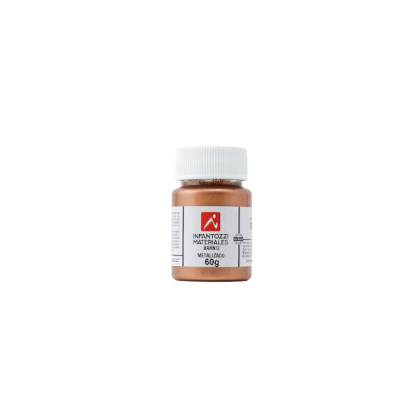 Barniz para cerámica metalizado - 60g Única