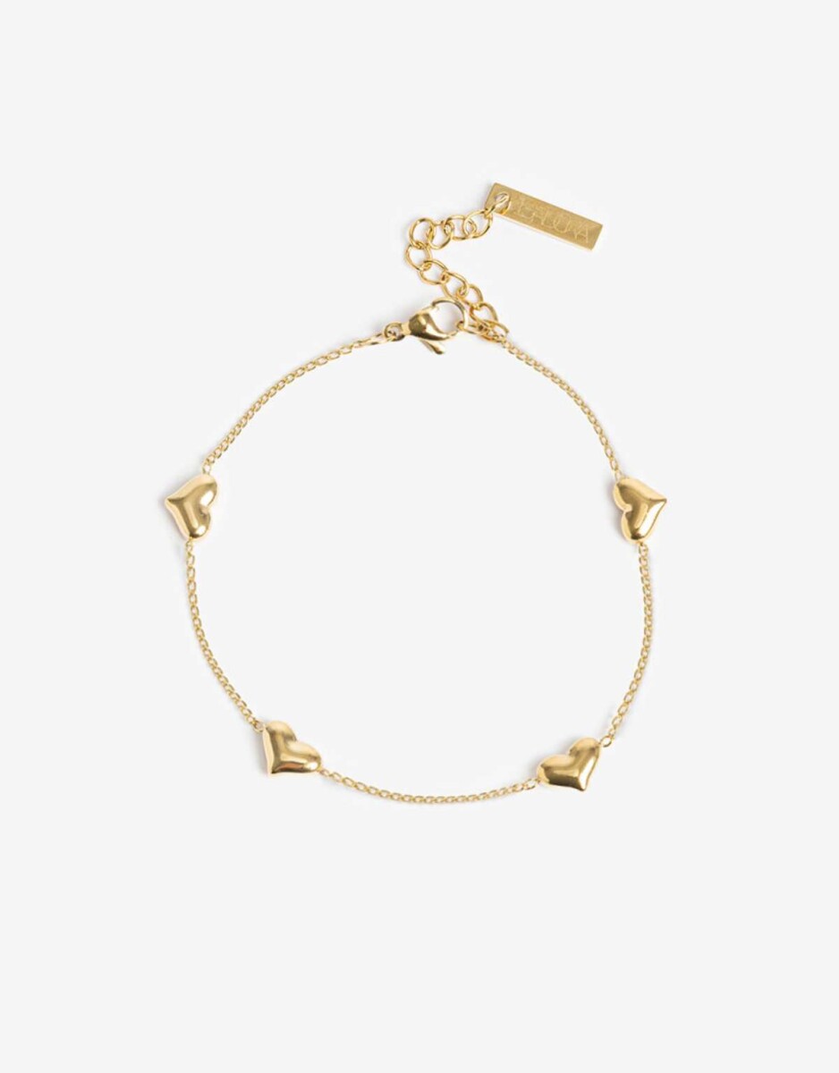 Pulseras Flexibles Metal - Dorado 