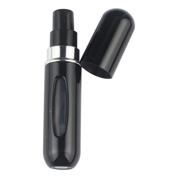 Frasco Mini Botella Recargable De Perfume Portátil X 5 Variante Color Negro