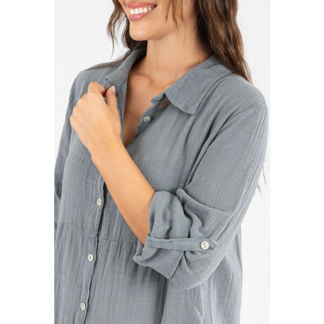 Camisola larga toscana Verde oscuro