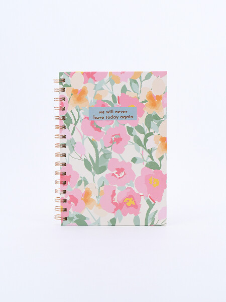 LIBRETA FLORES VINTAGE ESTAMPADO 1