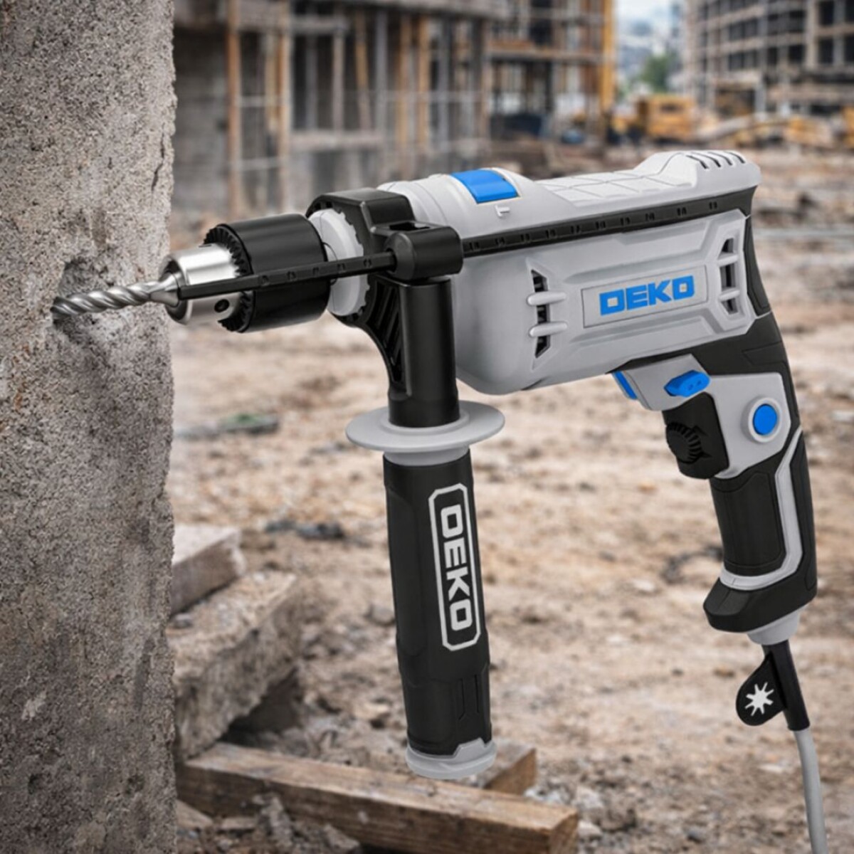 TALADRO CON PERCUTOR 13MM 650W DEKO 