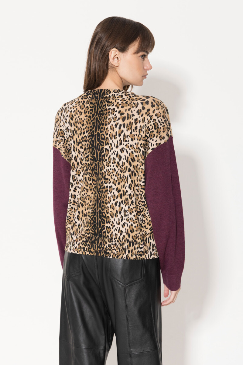 Sweater Edy Leopardo
