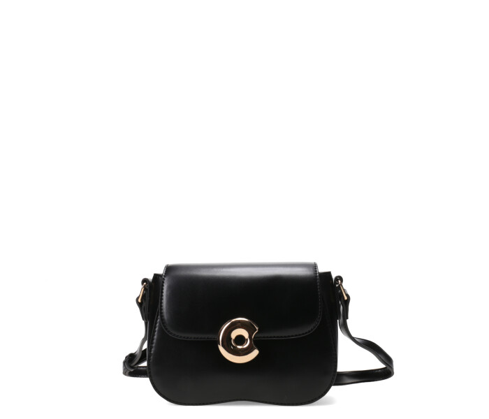 Cartera Miss Carol Lera Con Asa Larga Negro