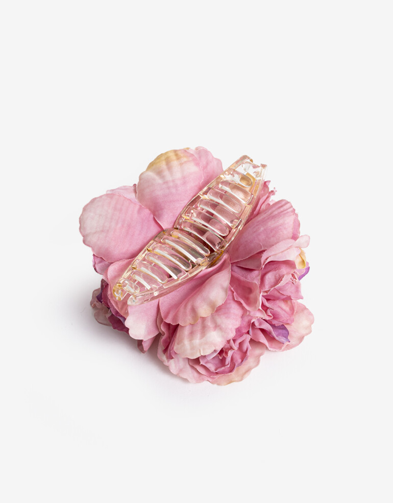 Broche Flores Broche Flor Textil. - Violeta Lila