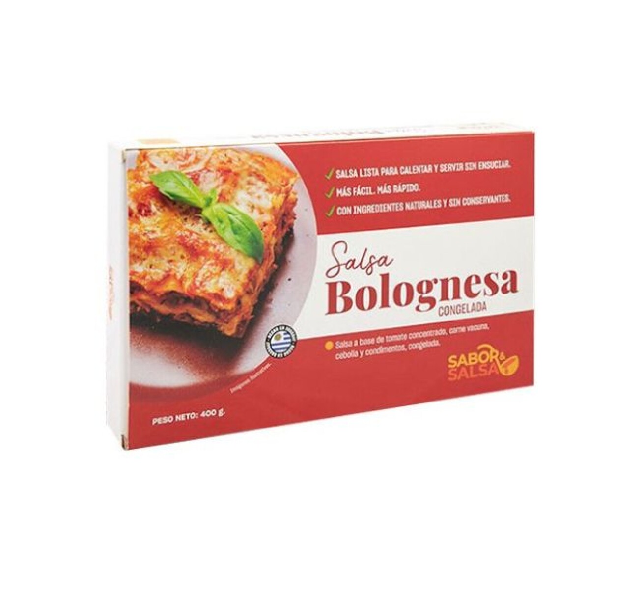 Salsa bolognesa Sabor & Salsa - 400 gr 