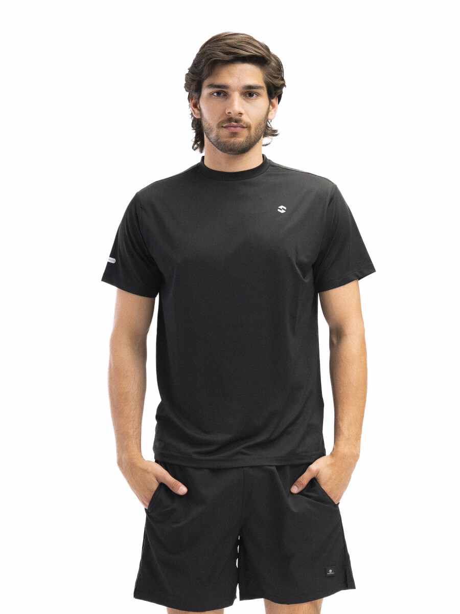 Remera Dry Fit Madrid Scandinavian - Negro 