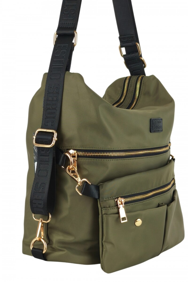 Cartera mochila Verde