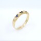 Anillo en oro 18k brillantes y zafiros Anillo en oro 18k brillantes y zafiros