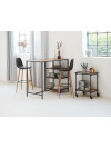 Mesa de bar TRAPPEDAL 60x120 roble/negro Mesa de bar TRAPPEDAL 60x120 roble/negro