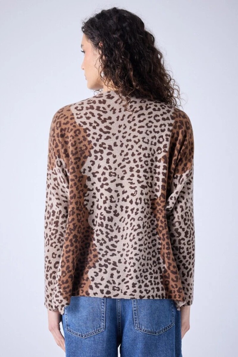 Sweater V Leopardo